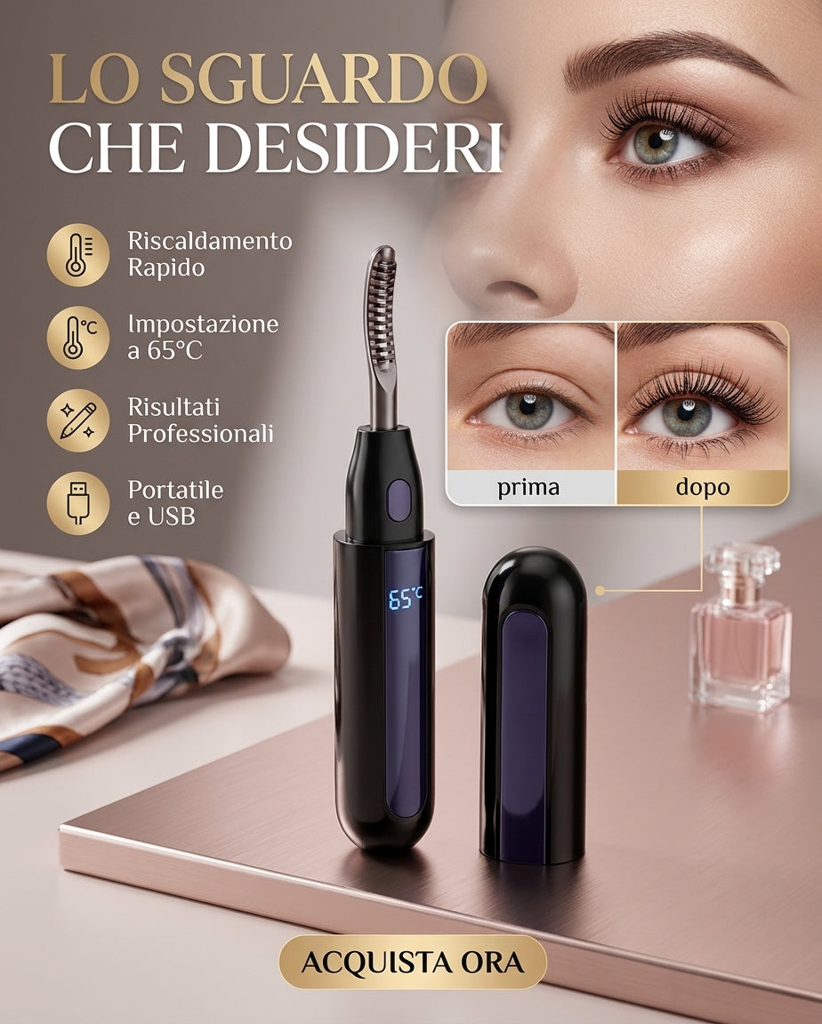 Dettaglio Sleen™ - Piega Ciglie Elettrico